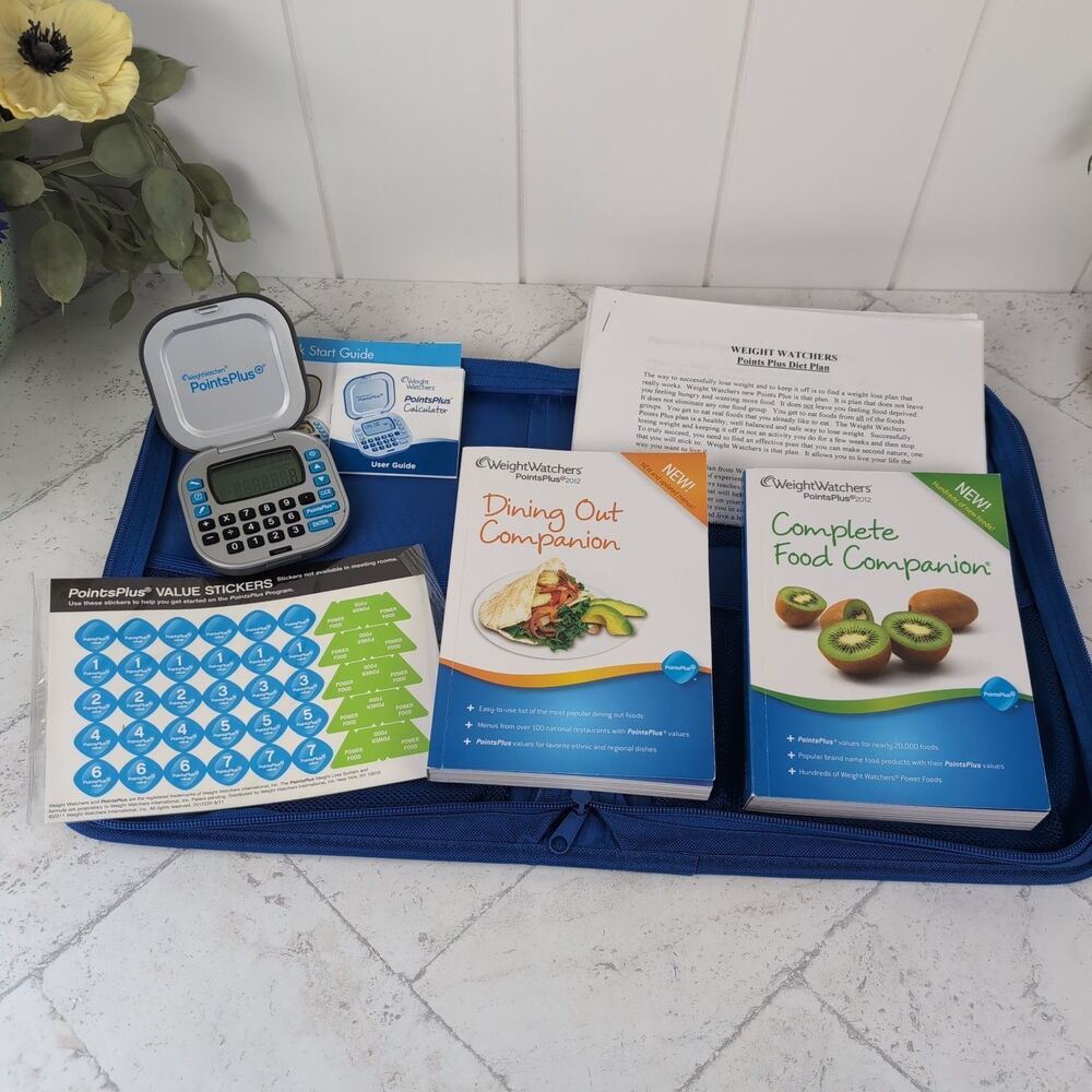 Weight Watchers PointsPlus Deluxe Member Kit Binder Set & Calculator